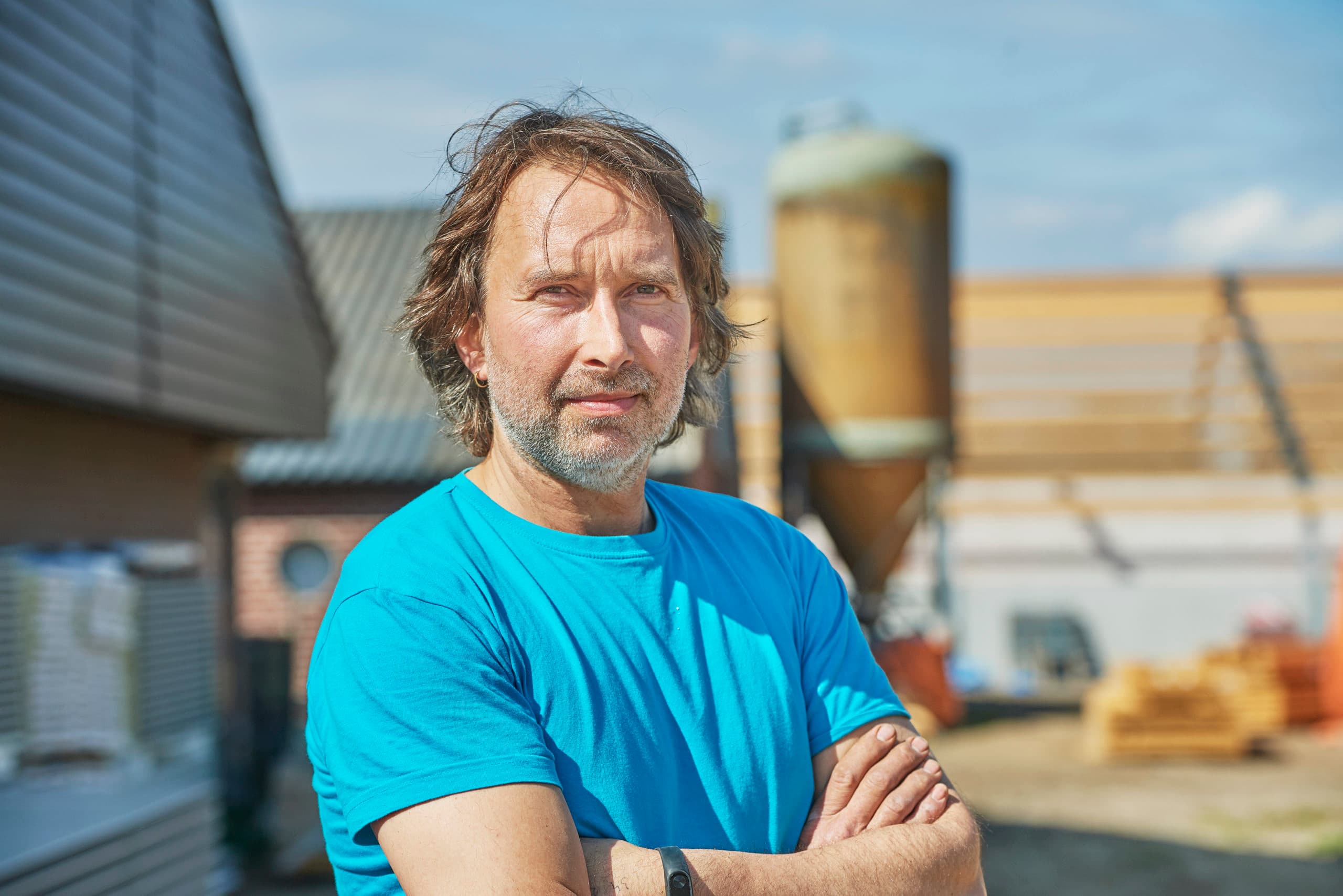 Varkenshouder Jan Vogels in Erp bepleit lijn in 'varkenscommunicatie' - Foto: Van Assendelft fotografie