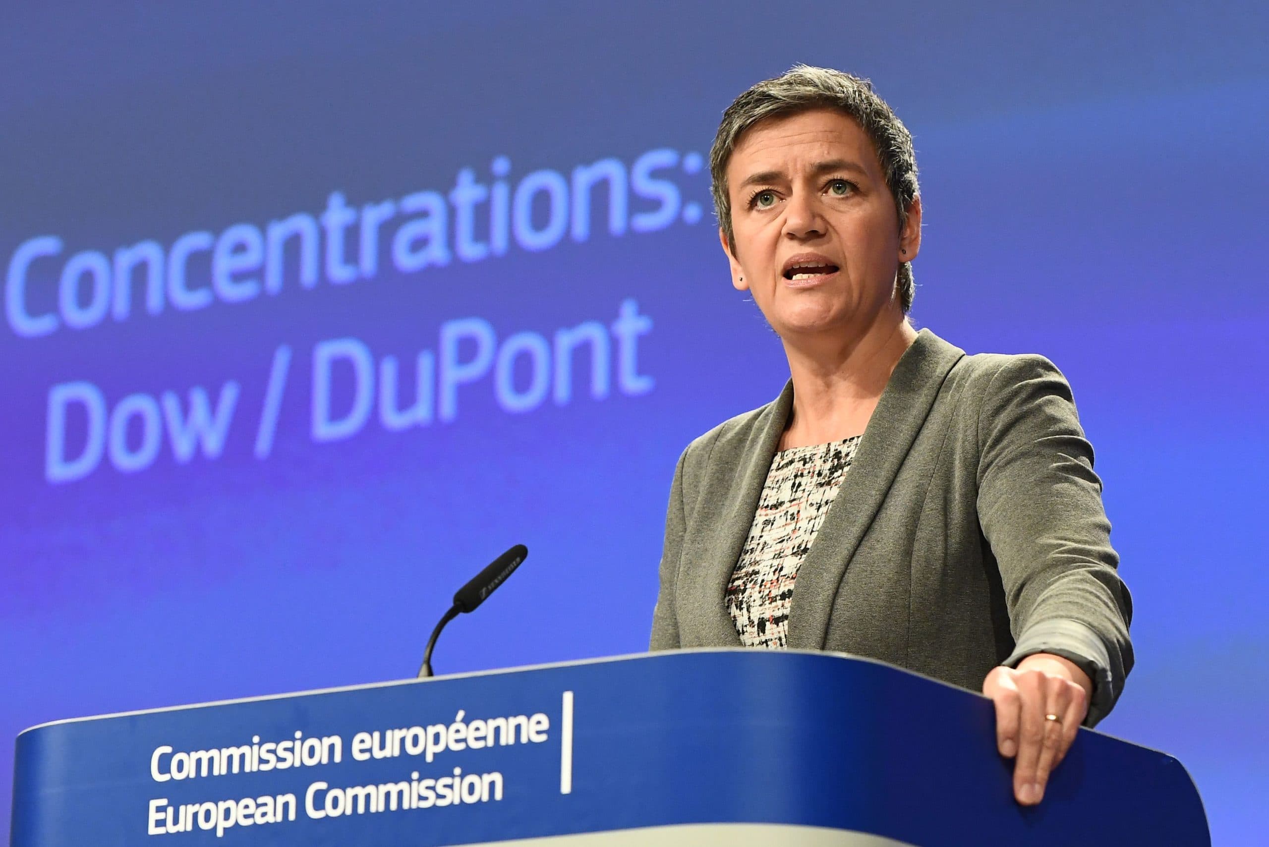 Eurocommissaris voor mededinging Margrethe Vestager - Foto: AFP