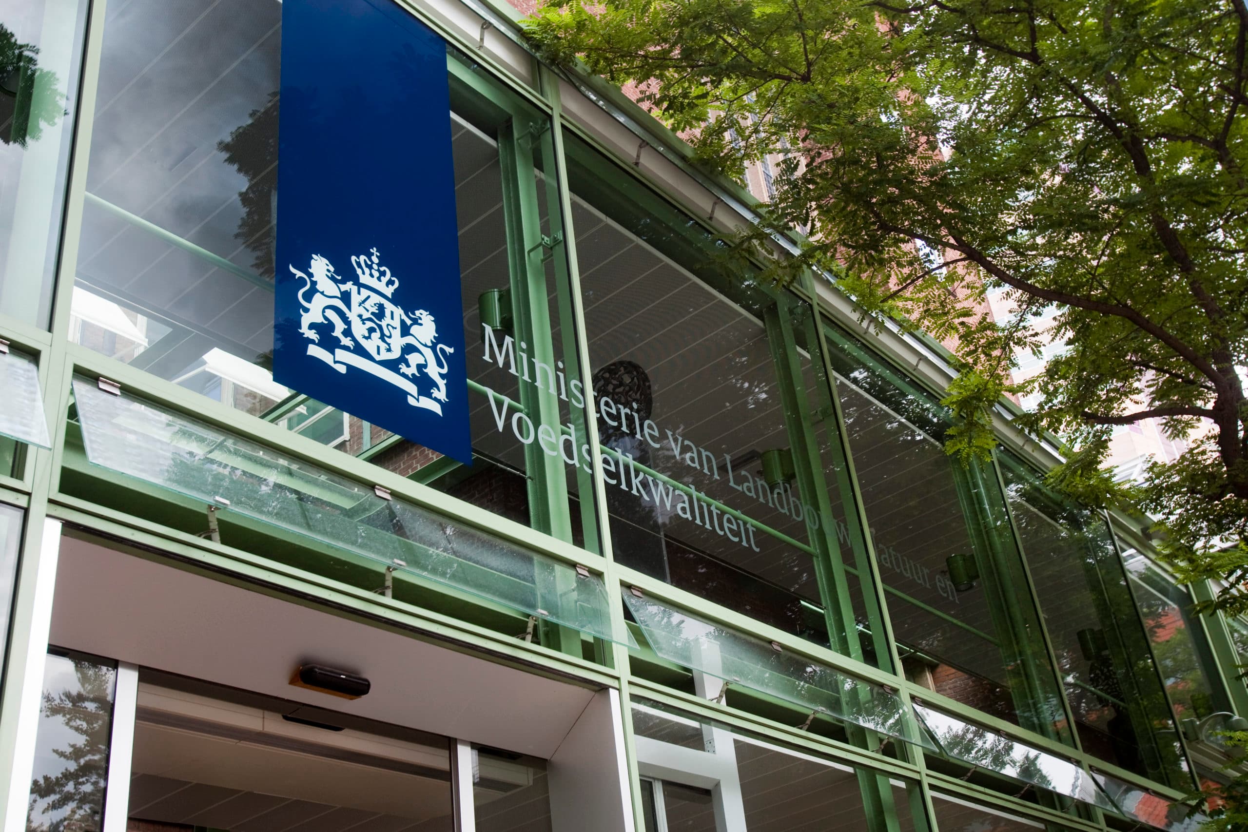 Exterieur van het voormalige ministerie van Landbouw, Natuur en Voedselkwaliteit in Den Haag - Foto: ANP