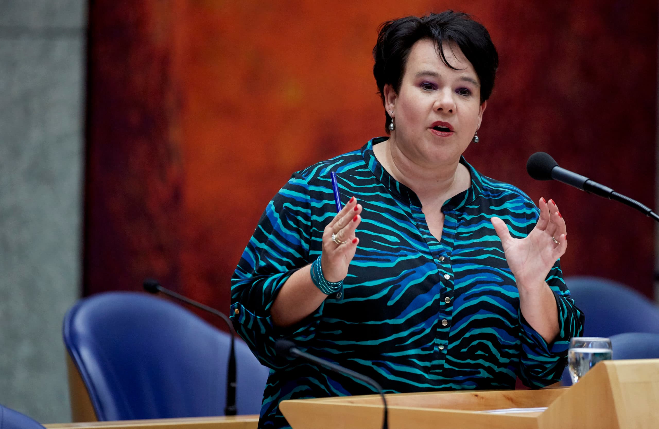 EZ-staatssecretaris Dijksma was niet voor een kleintje vervaard en had oog voor de belangen van boeren, zegt Ingrid Jansen van POV. - Foto: ANP