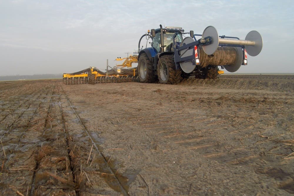 Drainage is hier, gezien de lopende drains, geen overbodige luxe.