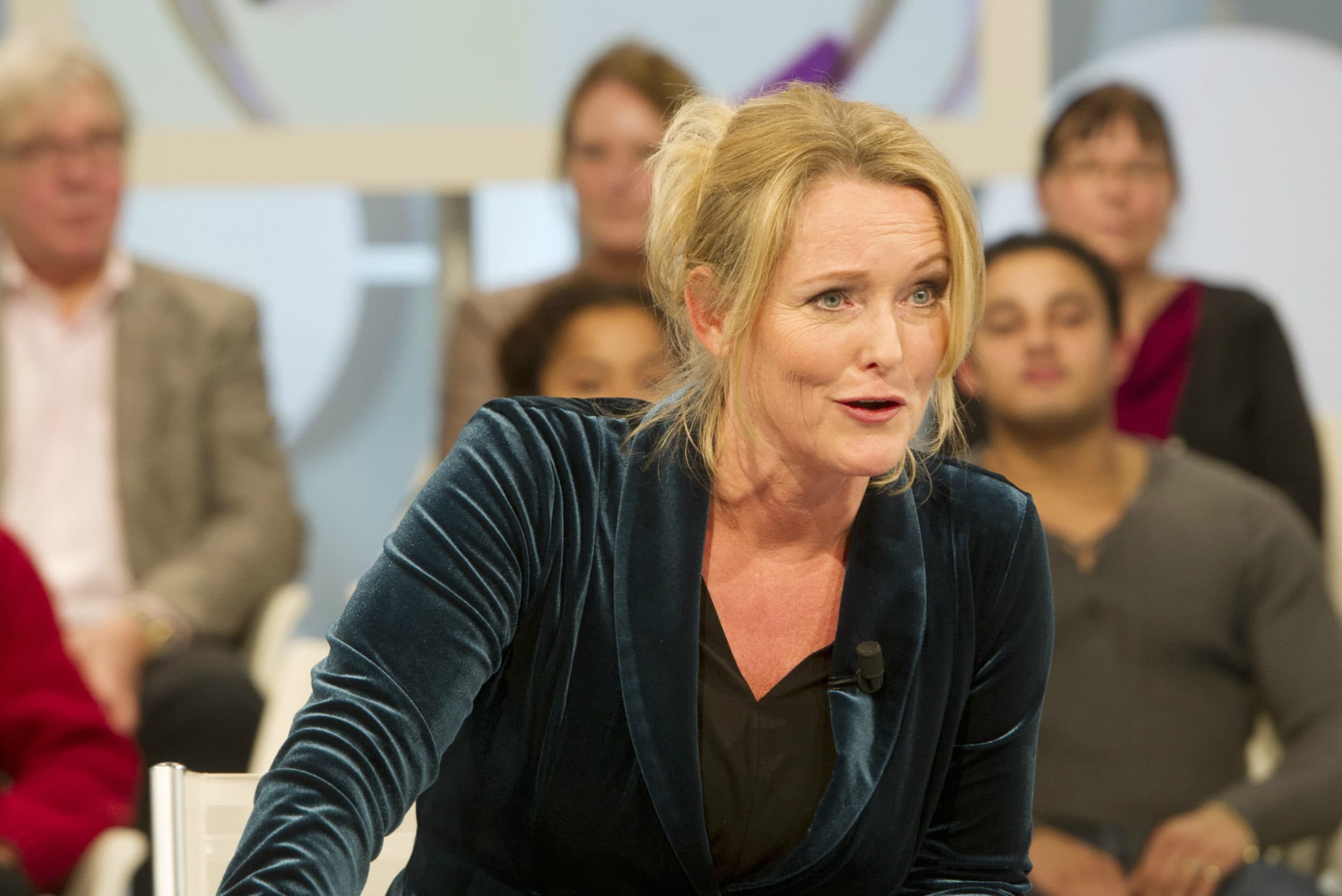 Antoinette Herzenberg, tijdens de presentatie van haar programma Radar - Foto: ANP