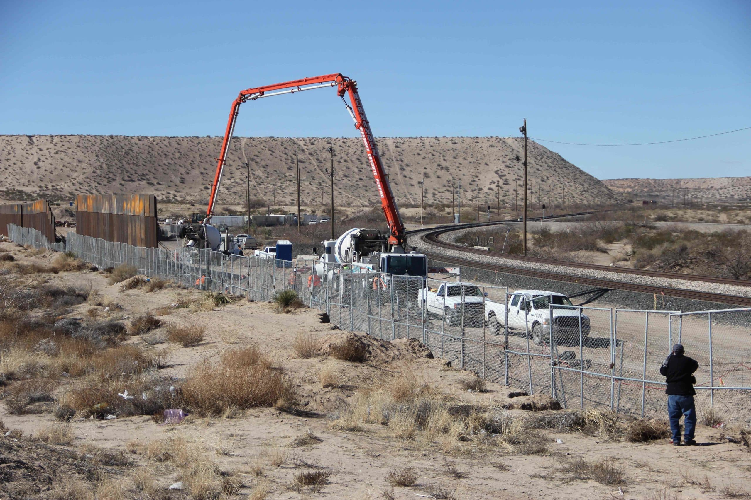 Grens tussen Mexico en de VS bij Ciudad Juarez - Foto: ANP