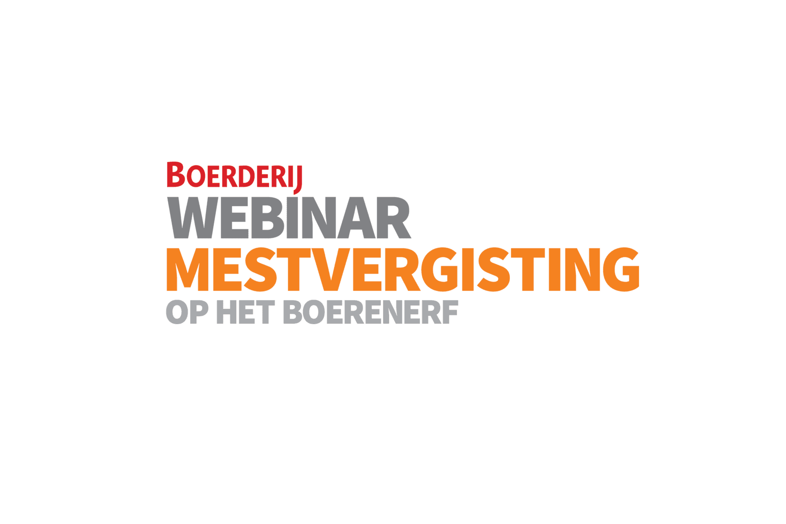 Volg het webinar Mestvergisting!