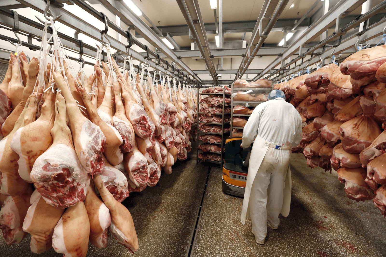 Spanje heeft in de eerste helft van dit jaar 748.205 ton varkensvlees geëxporteerd. Daarmee trekken de Spanjaarden de stijgende lijn van de afgelopen jaren door. - Foto: Bert Jansen