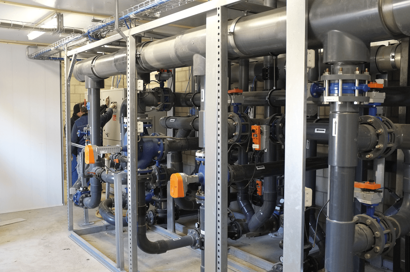 Warmtepomp in een stal - Foto: Hans Prinsen