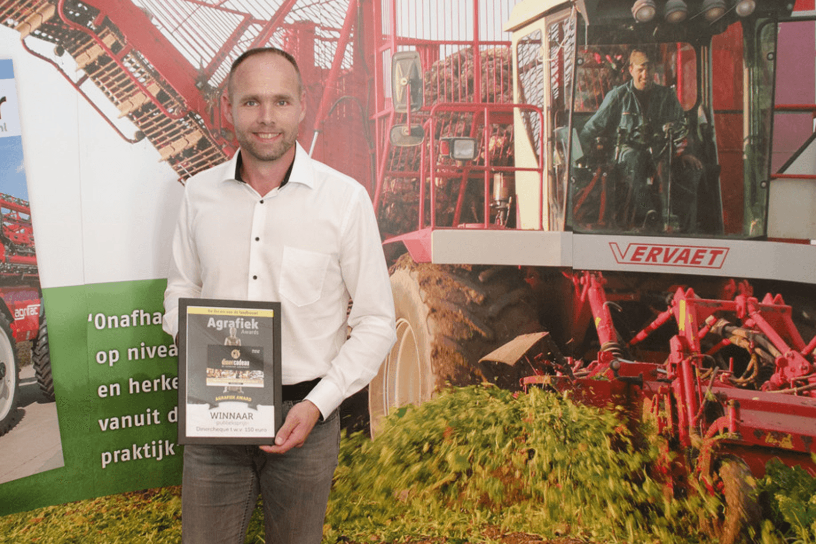 Agrafiek Award voor Drentse akkerbouwer De Jong - Foto: Prosu Media Producties