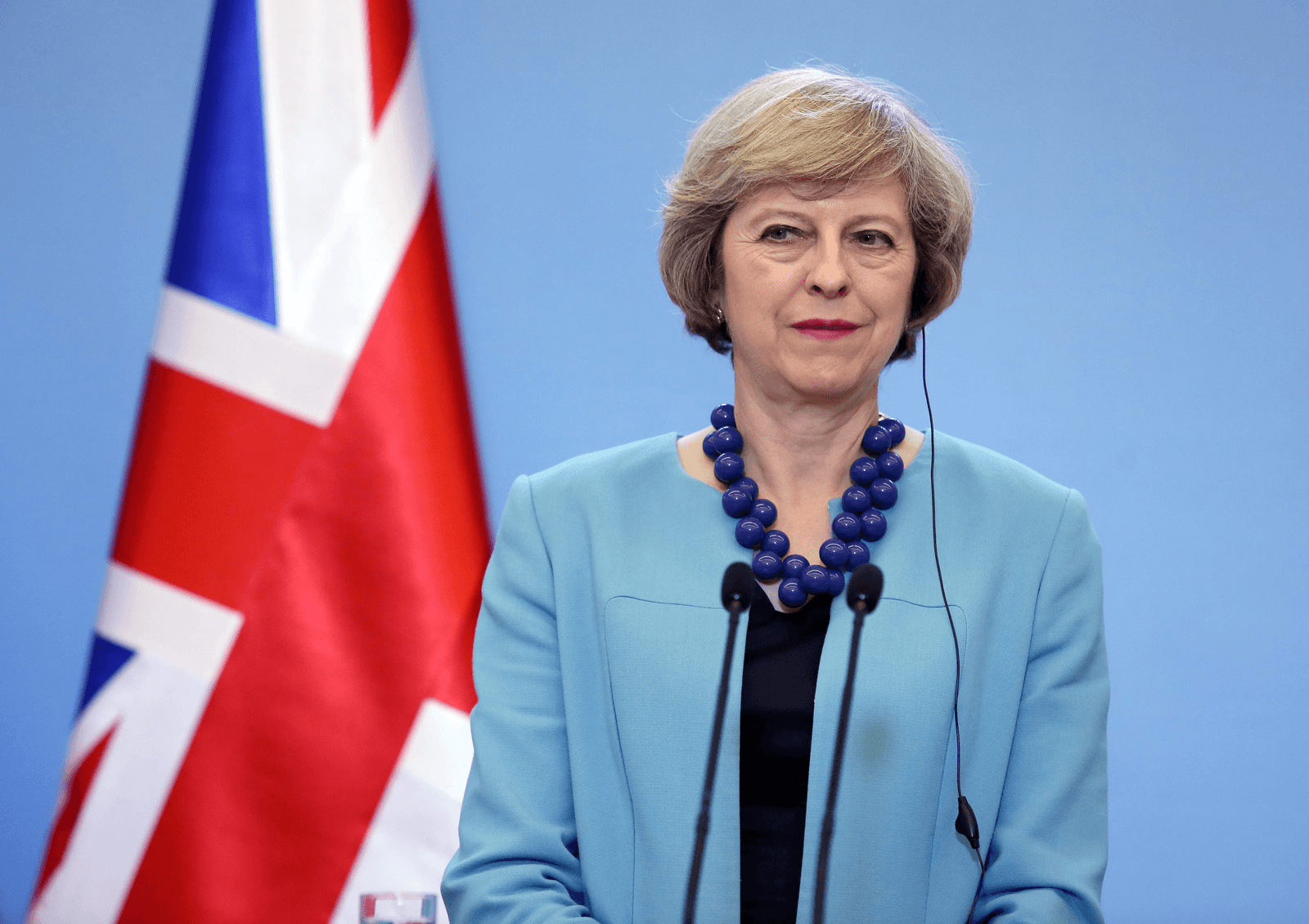 De Britse premier Theresa May ziet zich mogelijk gedwongen tot uitstel van de Brexit - Foto: EPA