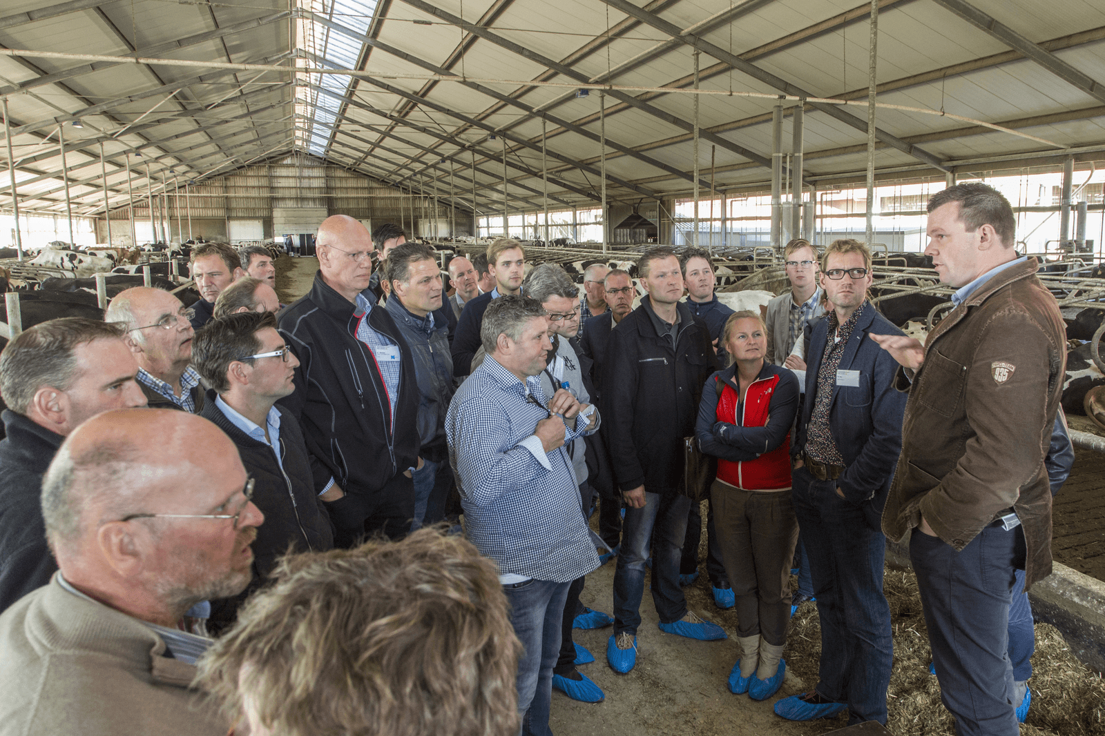 Bezoek drie bedrijven in één dag - Foto: Koos Groenewold