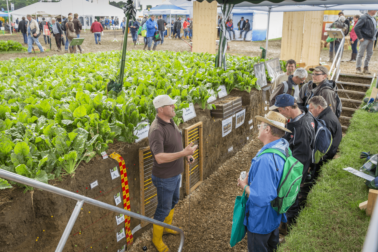 Veel aandacht voor bodem op DLG-Feldtage. - Foto: Koos Groenewold