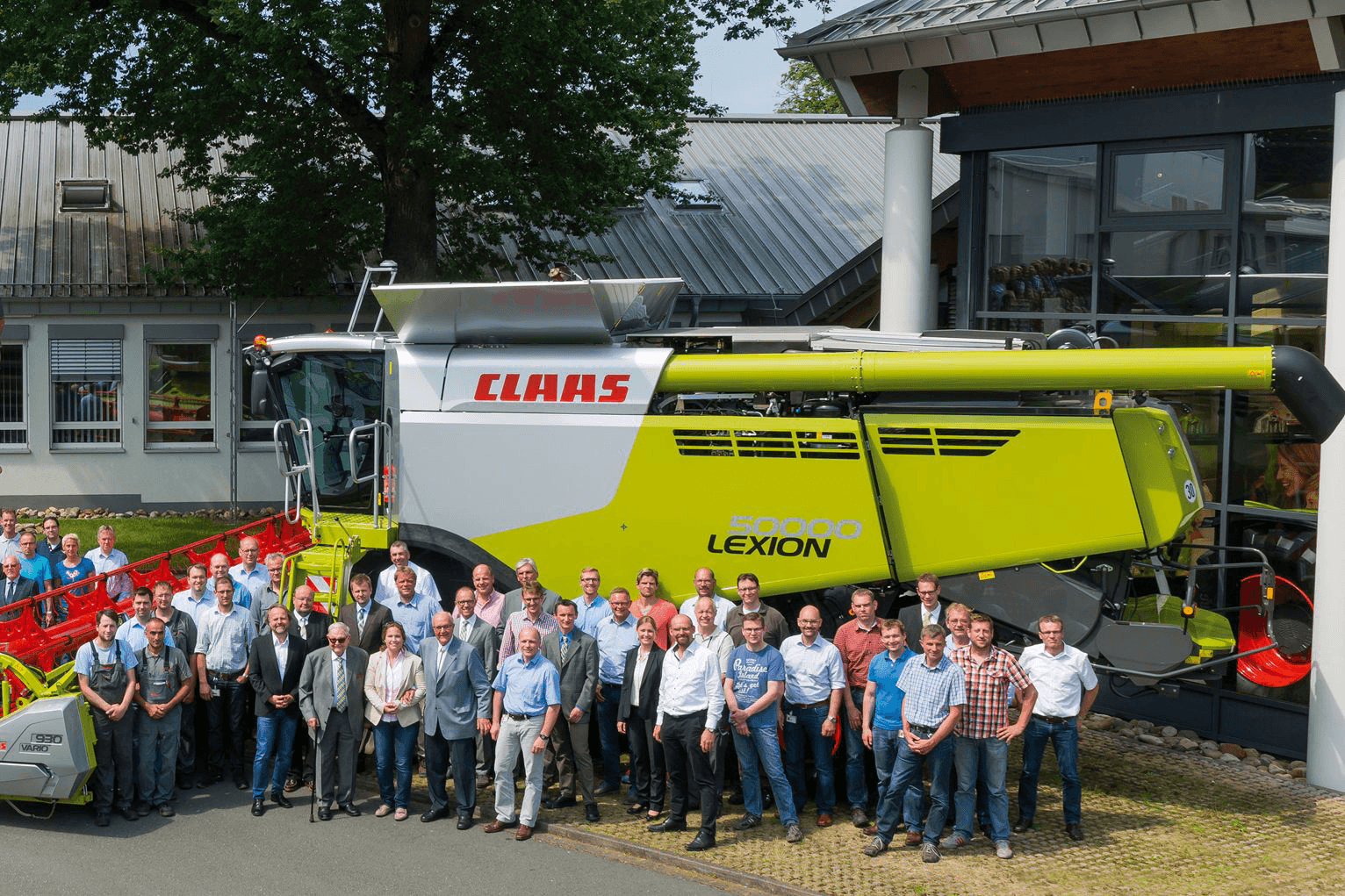 Claas schroeft 50.000ste Lexion in elkaar - Foto: Claas