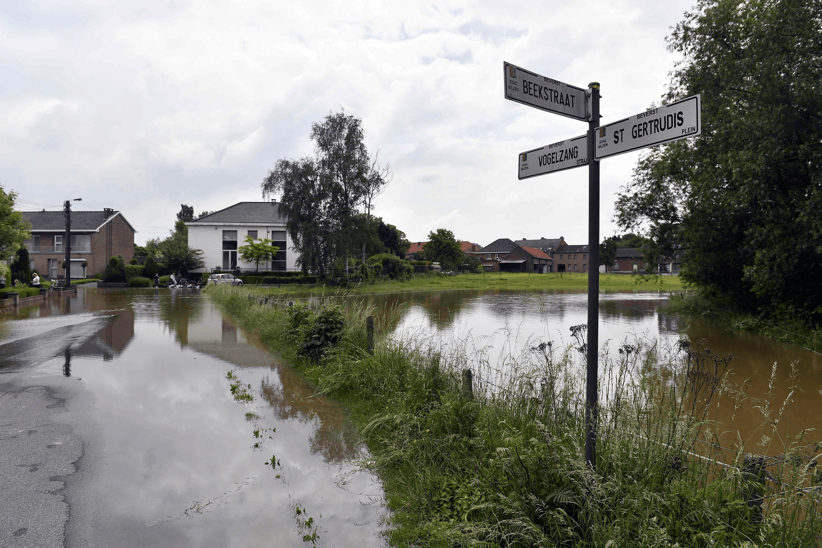 Vlaamse gemeenten willen vergoeding regenschade uit Rampenfonds - Foto: AFP