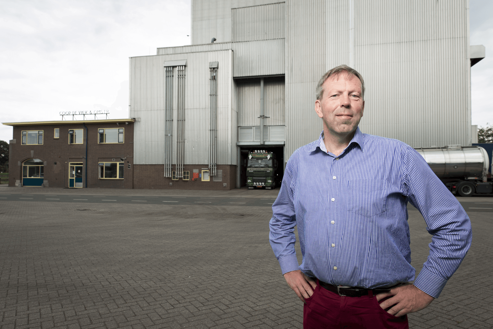 Bart Eggink: "Dat we nu honderd jaar bestaan, is te danken aan de grondleggers van toen."</p> <p>Foto: Koos Groenewold