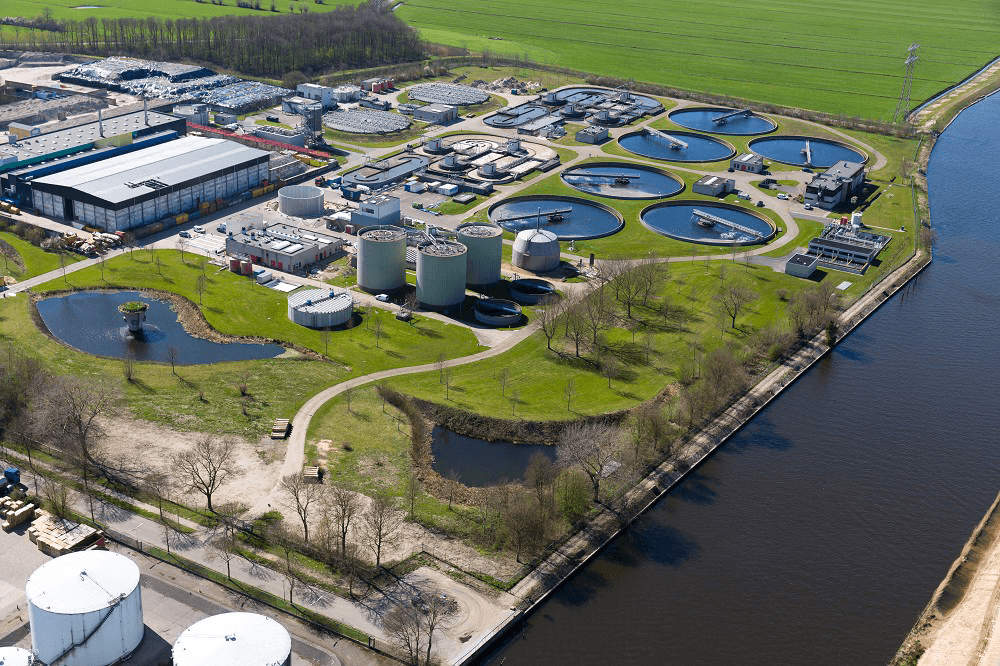 De Energie- en Grondstoffenfabriek in Amersfoort - Foto: Waterschap Vallei en Veluwe
