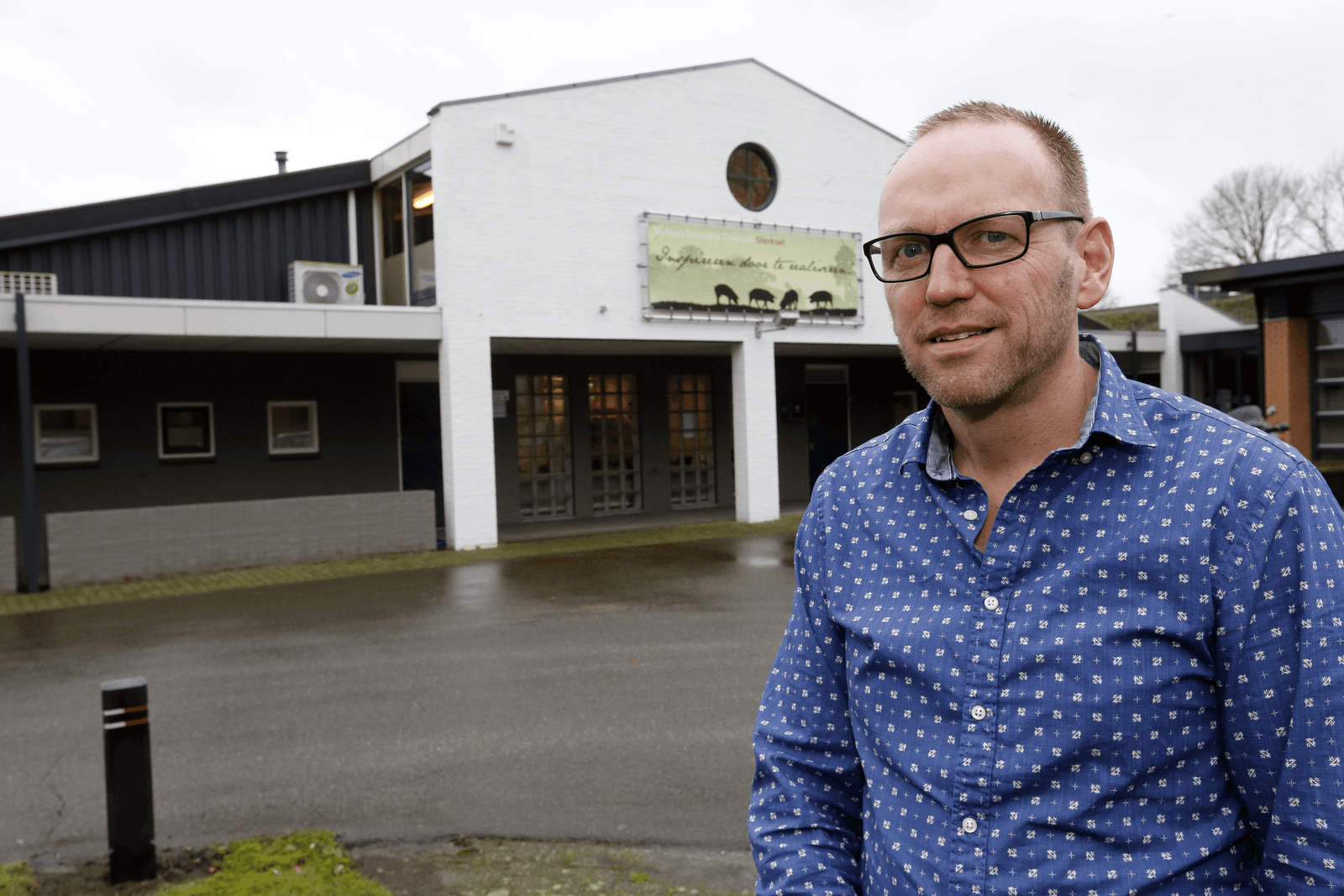 Manager Theo Duteweerd voor het proefbedrijf in Sterksel.</p> <p><em>Foto: Bert Jansen</em>