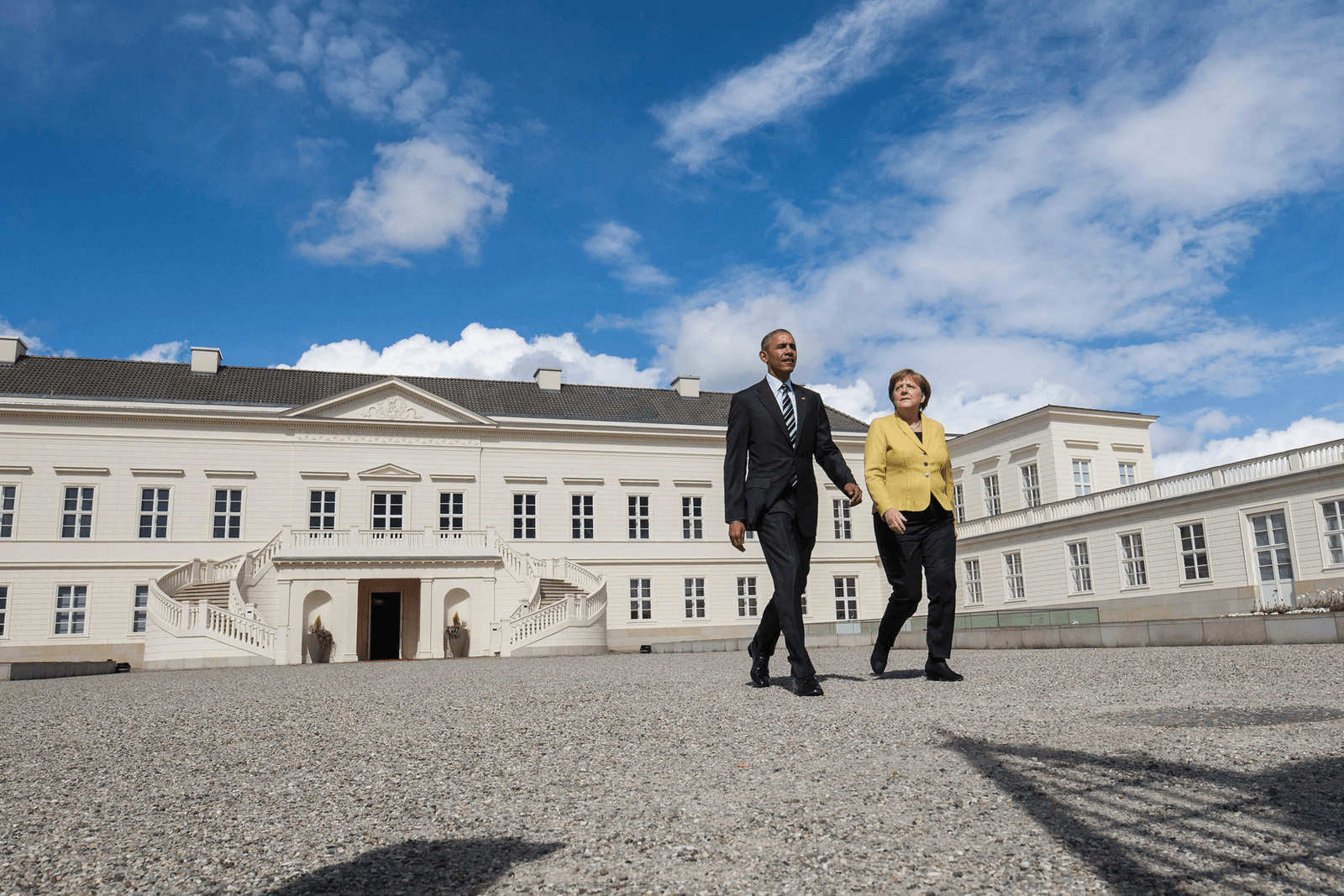 President Obama en bondskanselier Merkel. <br /><em>Foto: ANP </em>
