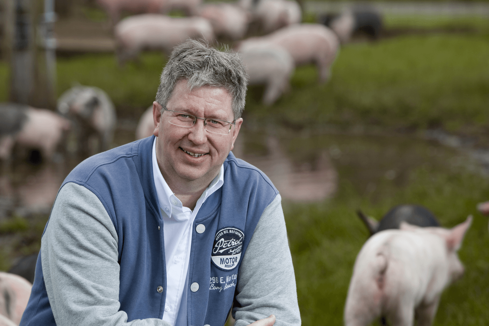 Varkenshouder Erik Stegink.<br /><em>Foto: Jan Willem Schouten</em>