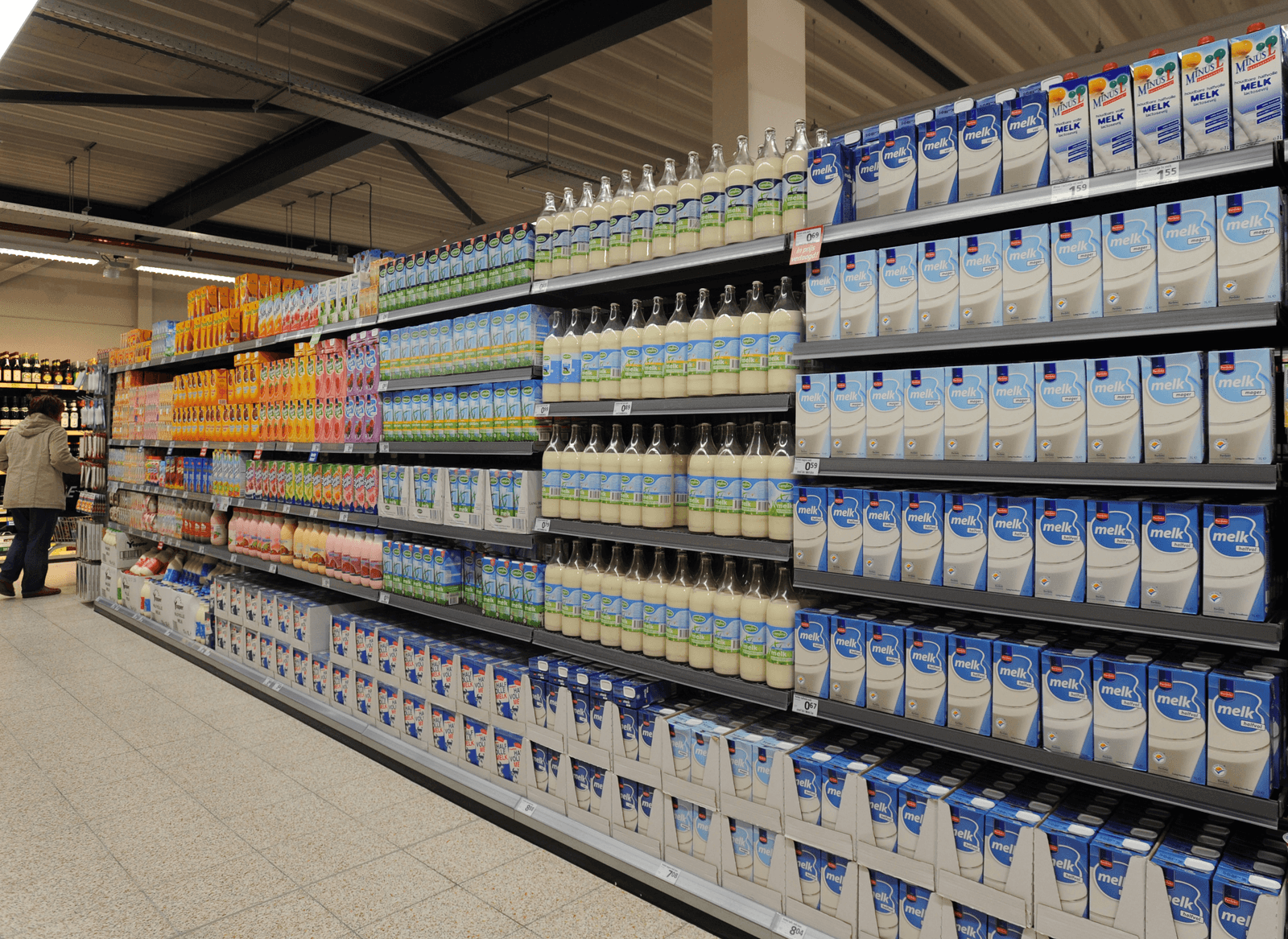 Brits protest tegen melk uit buitenland