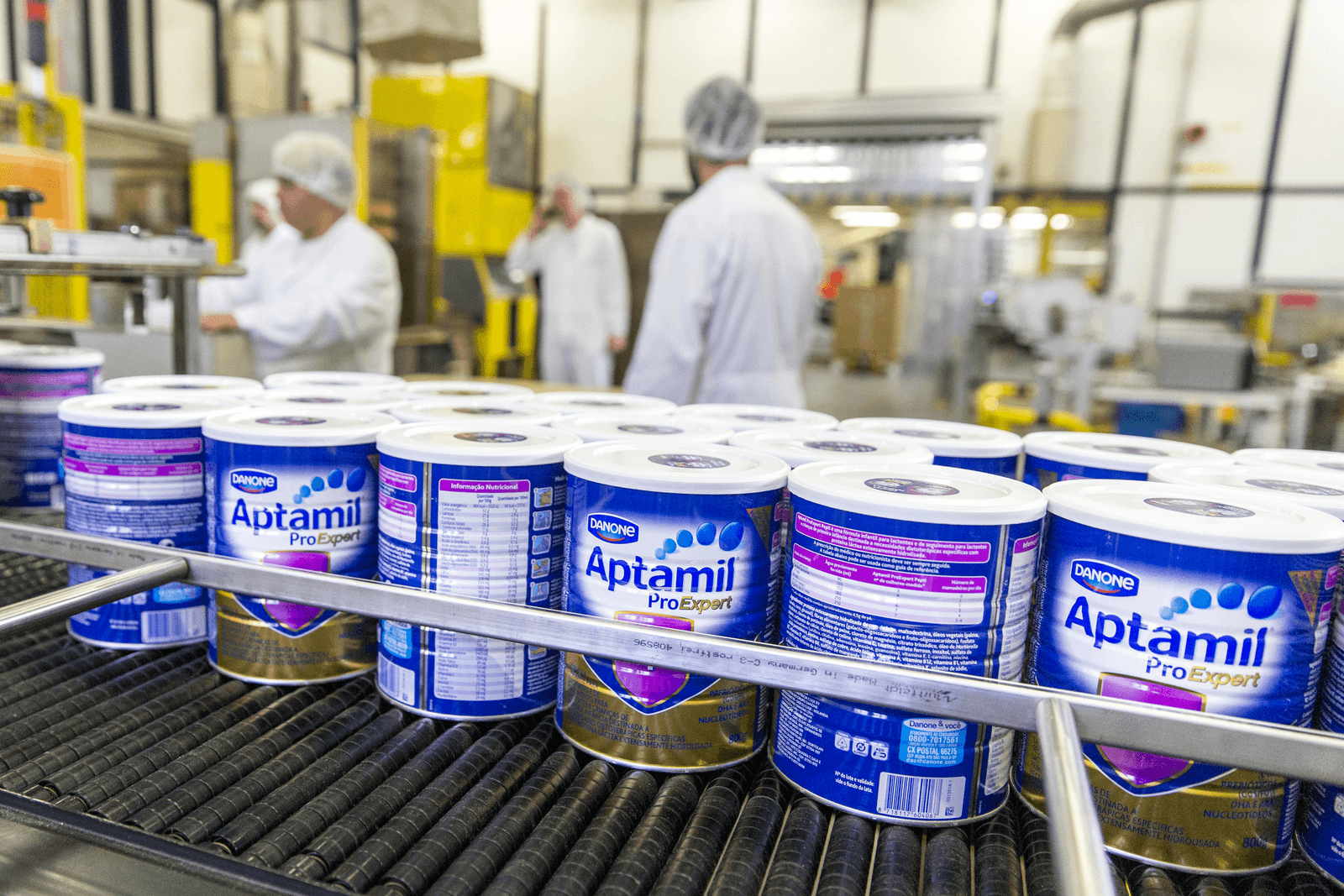 Productie van babyvoeding in de Danone-fabriek in Cuijk.<br /><em>Foto: ANP </em>