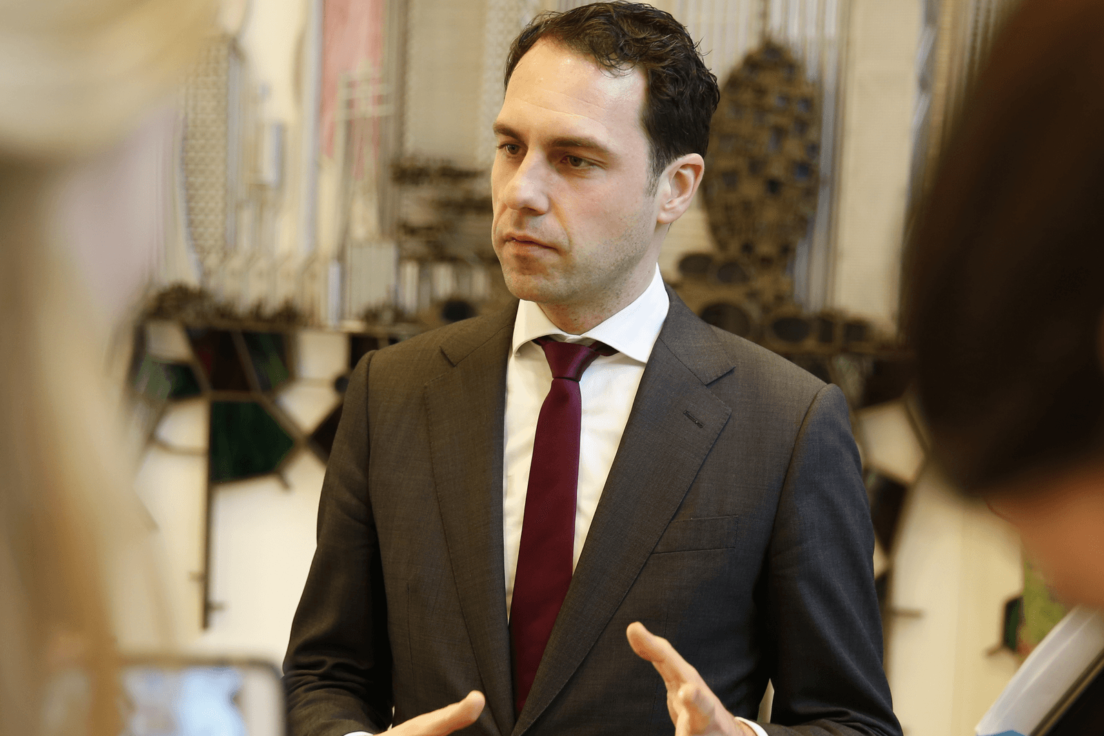 Staatssecretaris Martijn van Dam.<em><br />Foto: Roel Dijkstra</em>