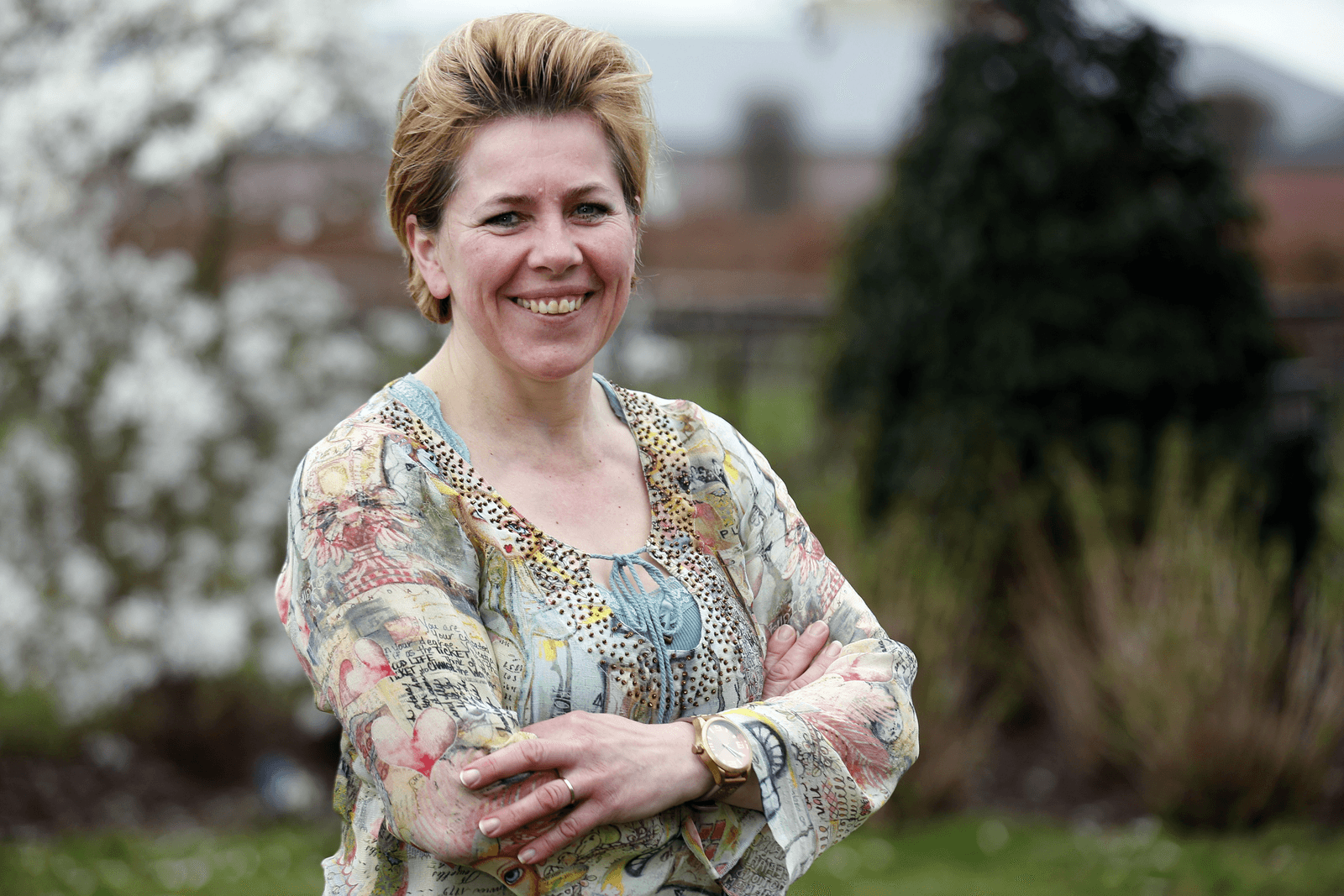 Doreen van den Berkmortel: "Op onze open dagen hoor ik nooit kritiek".<br /><em>Foto: Bert Jansen</em>