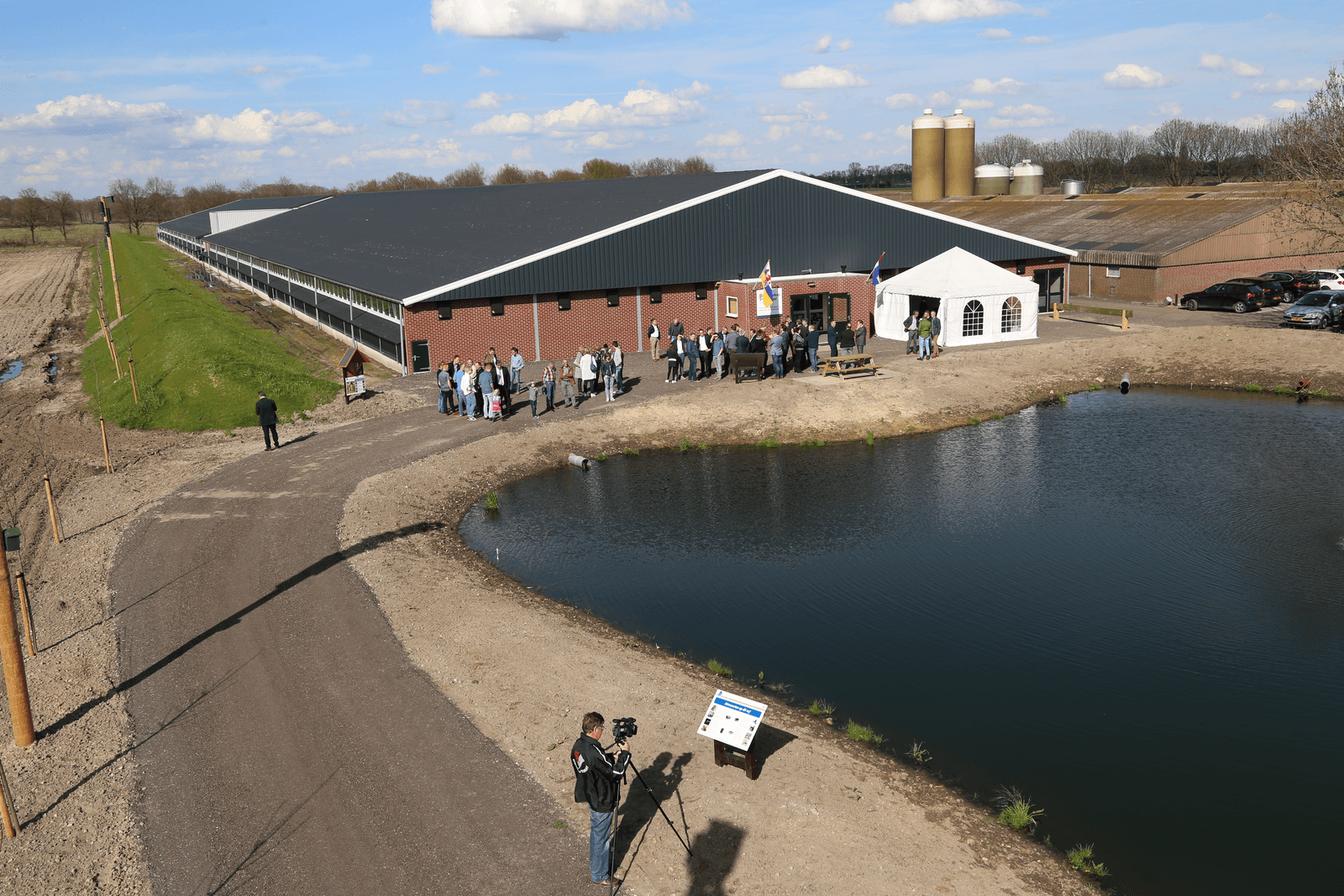 De nieuwe zichtstal van de Houbensteijn groep.<br /><em>Foto: Matthijs Verhagen</em>