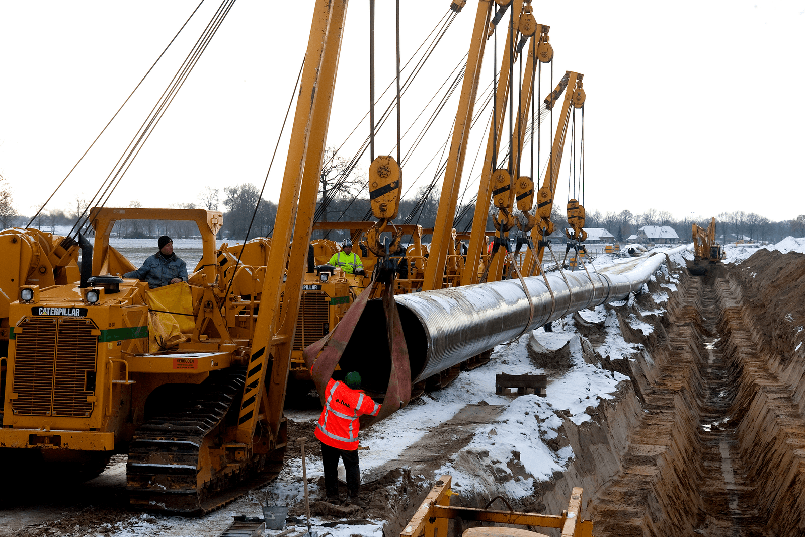 Een lagere aardgasproductie drukt het handelsoverschot.</p> <p><em>Foto: Ronald Hissink</em>