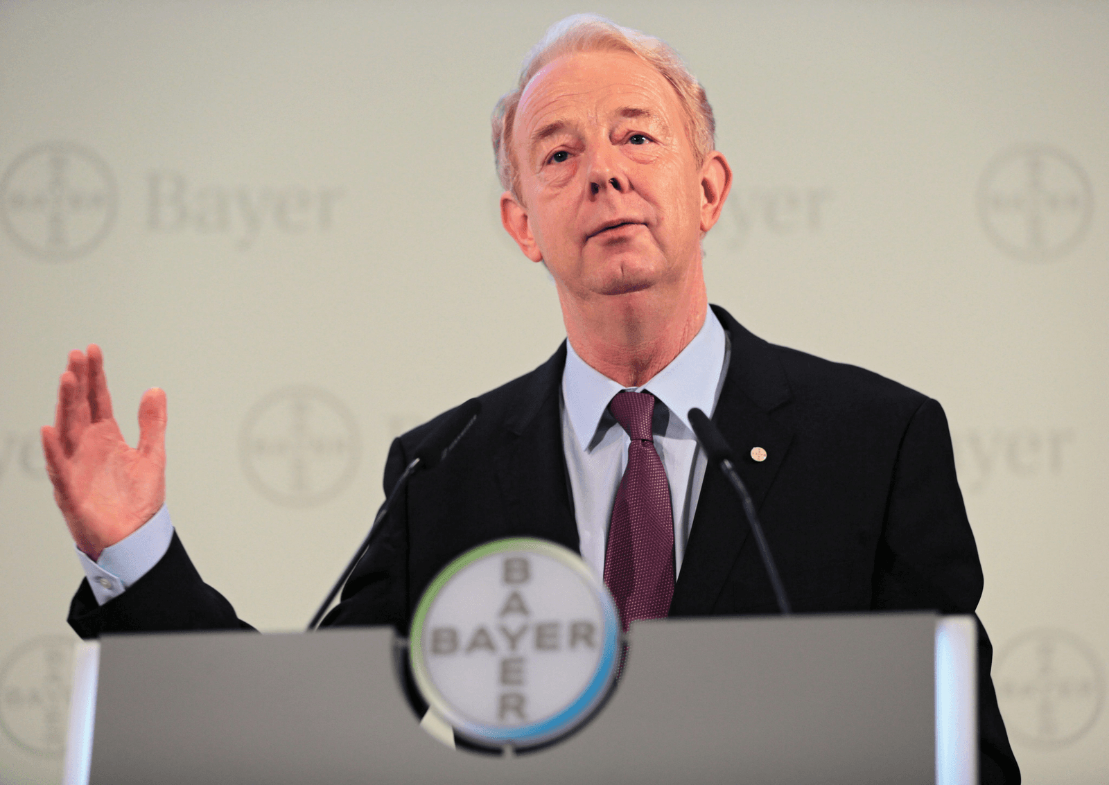 Bayer-topman Marijn Dekkers.<br /><em>Foto: EPA</em>