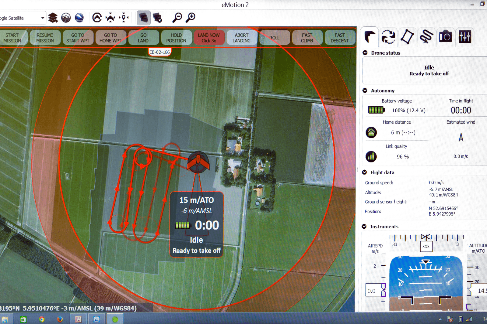 Een voorbeeld van smartfarming: percelen die met een drone in kaart zijn gebracht. Foto: Ruud Ploeg