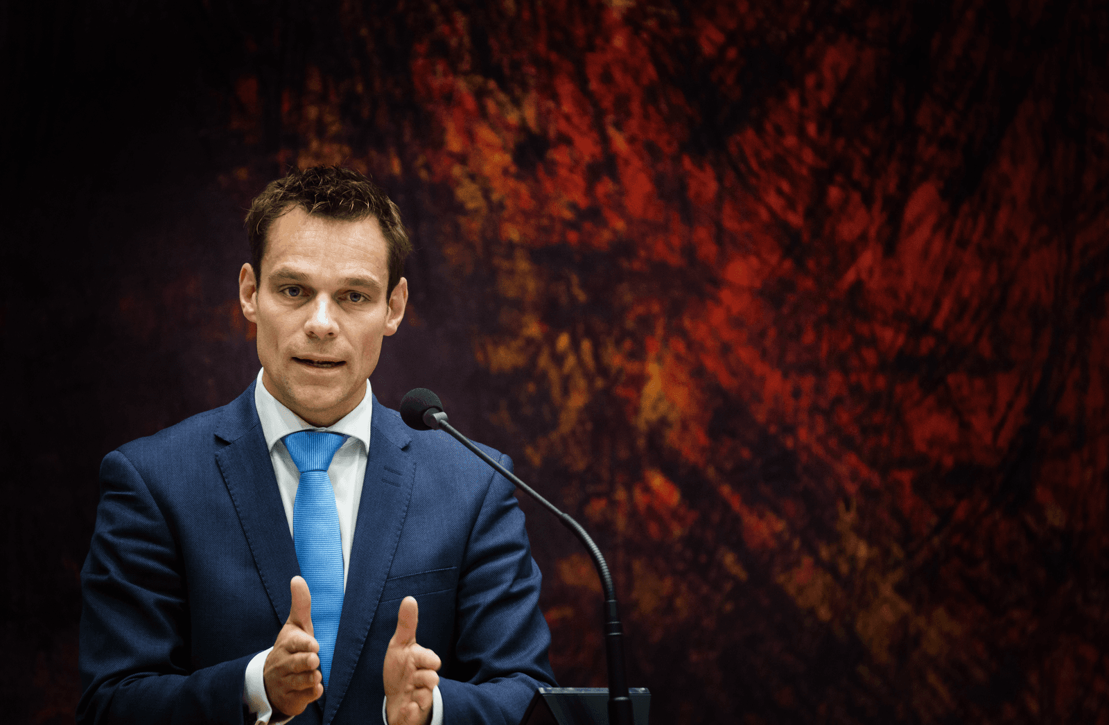 Martijn van Helvert, woordvoerder verkeer van de CDA-fractie in de Tweede Kamer. Foto: ANP