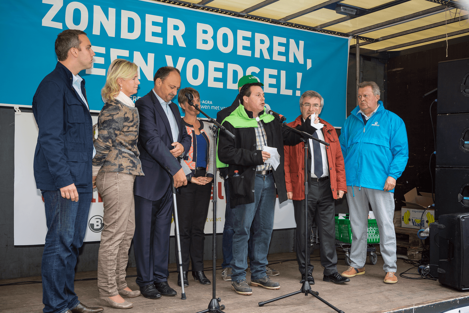 In september demonstreerden circa 5.000 boeren in Brussel voor hogere prijzen. Ook CDA-Europarlementariër Annie Schreijer-Pierik was erbij. Foto: Peter Roek