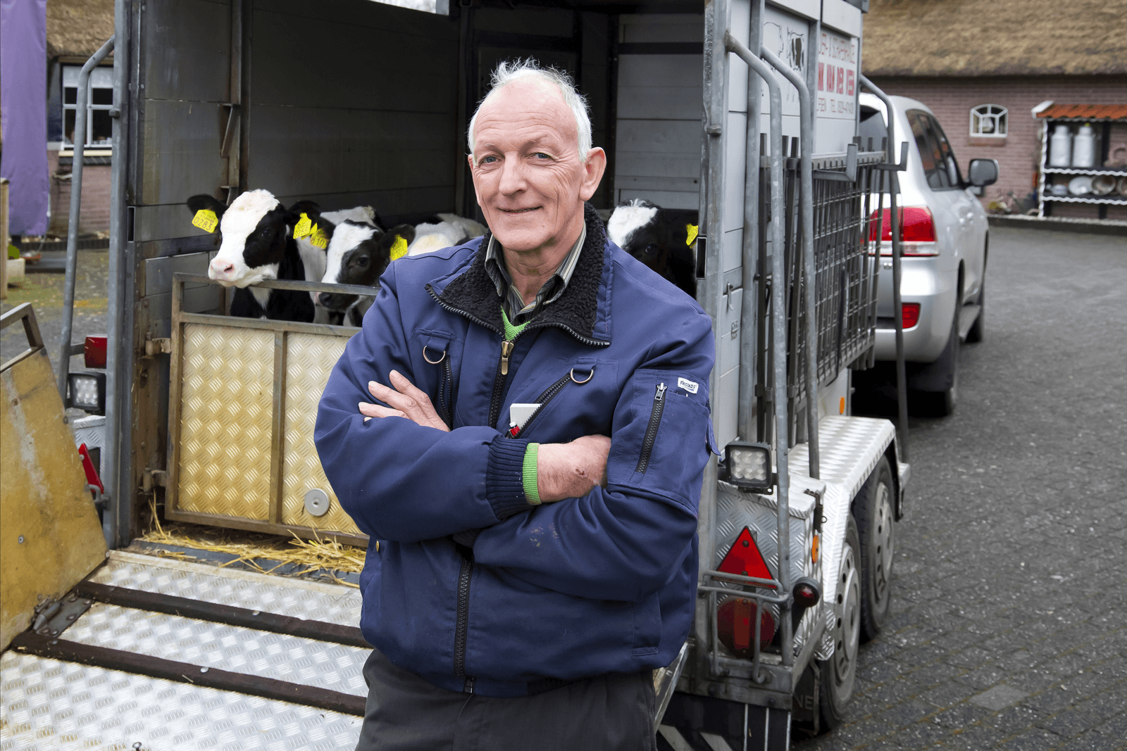Henk van der Veen: "We moeten op een nette manier omgaan met ons vee." Foto: Ruud Ploeg