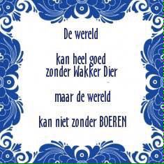 Wakker Dier: vriend of vijand van boer?
