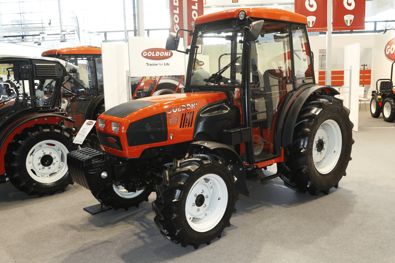 Goldoni-trekker op de Agritechnica in november 2015. Foto: Henk Riswick