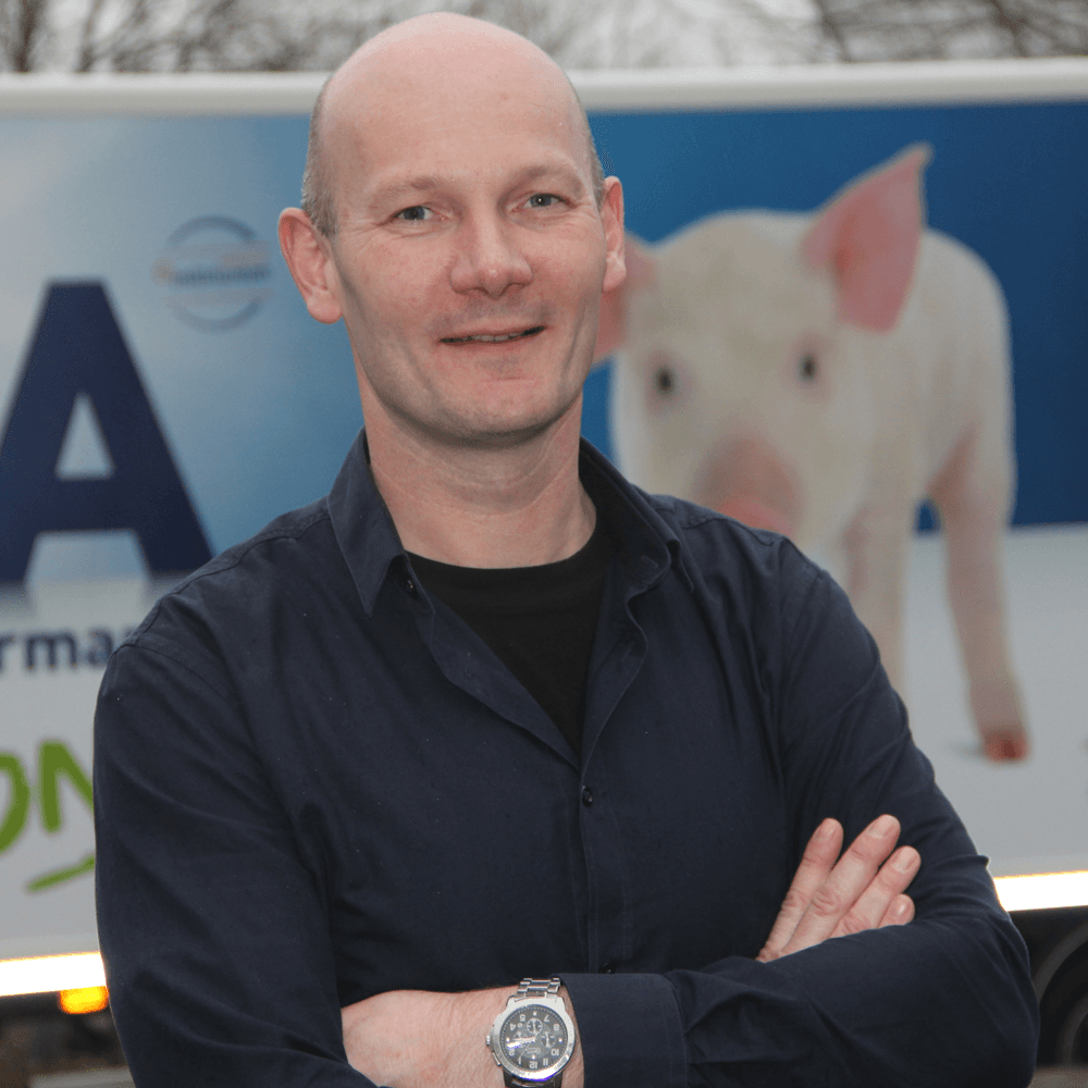 Edwin Zielman, specialist biggenopfok van ForFarmers. Foto: Guus ten Hove