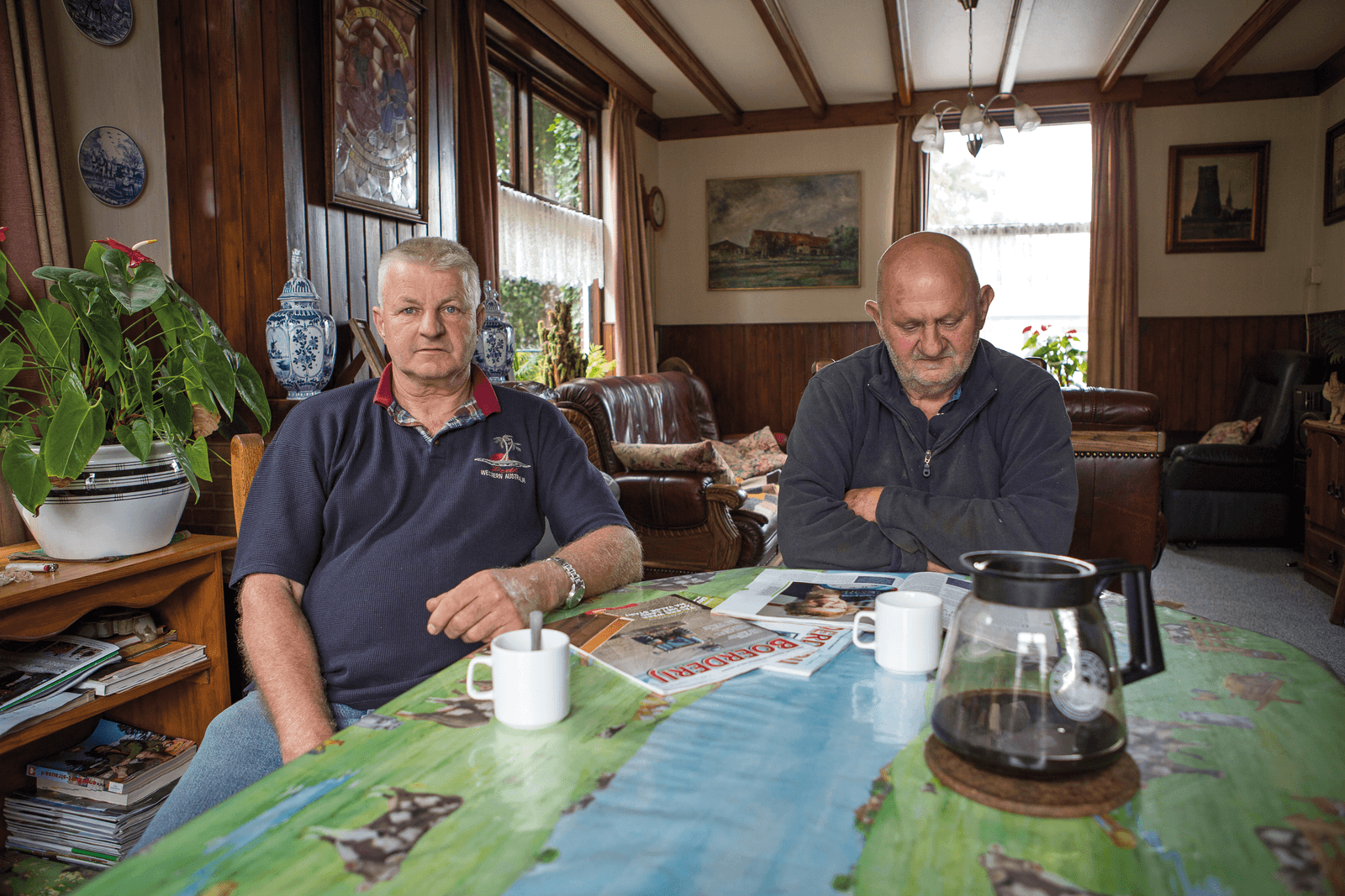 Toon is sneller, hij pakt Boerderij altijd als eerste - Foto: Peter Roek