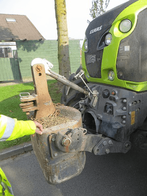 Politiecontrole op landbouwmachines
