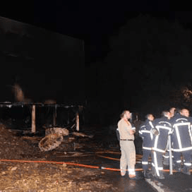 Franse groentetelers steken belastingkantoor in brand