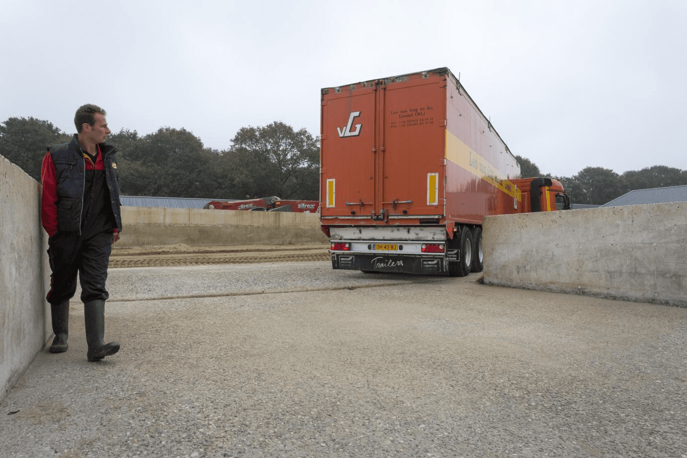 460 ton perspulp inkuilen
