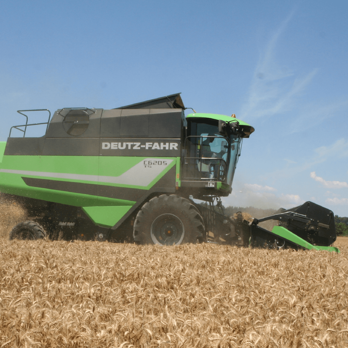 Deutz-Fahr combine voor akkerbouwer