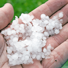 Tientallen schademeldingen hagel