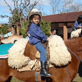 Ruiters en amazonas