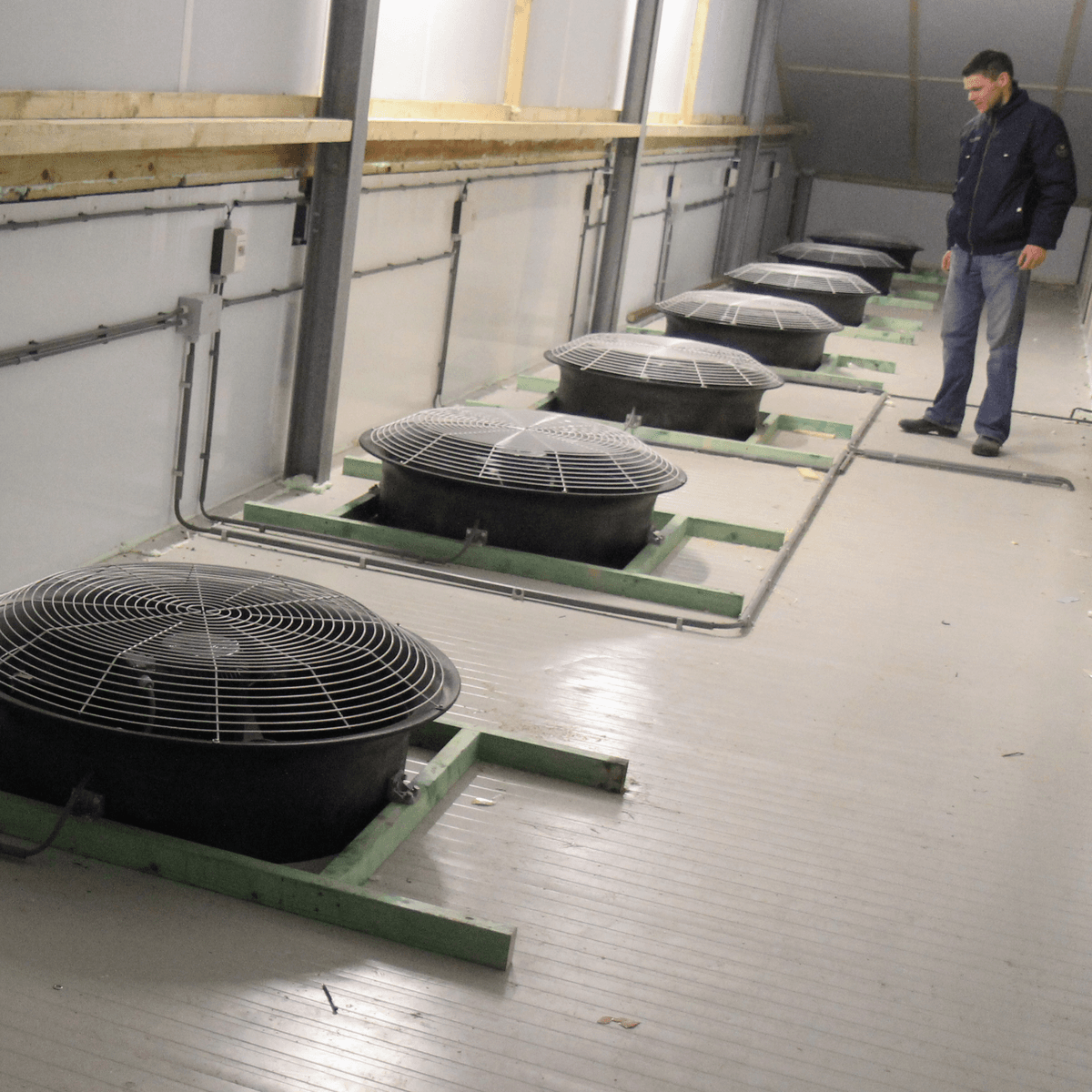 Strakke stal met nieuwe wastechniek