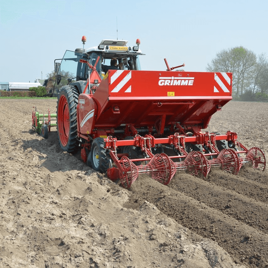 Grimme test kooirollen op kleigrond