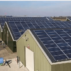 Een hectare aan zonnepanelen