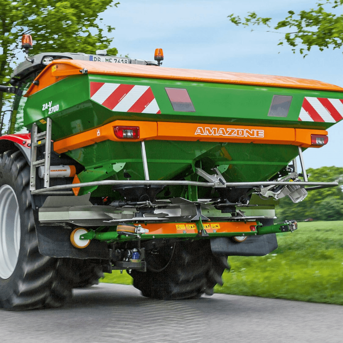 Nieuwe strooier van Amazone