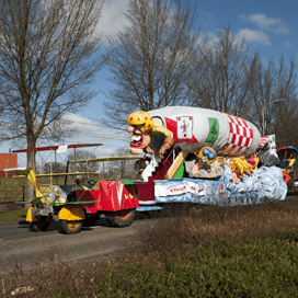 Giertank is geen praalwagen