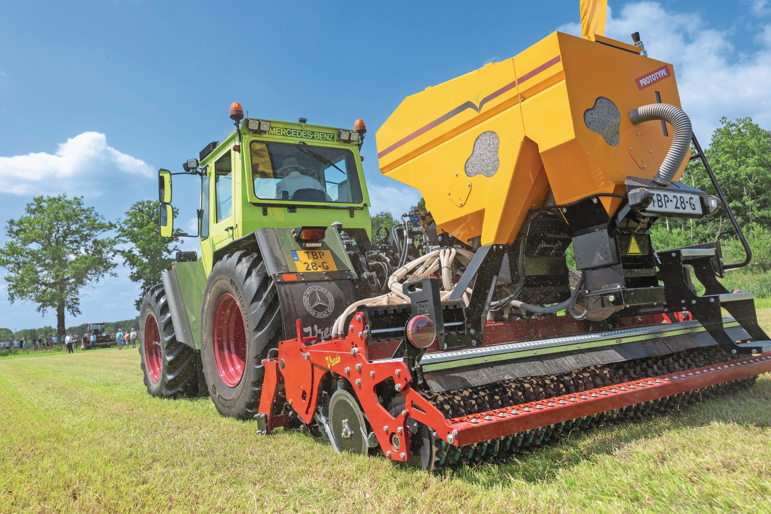 Grasdag machinedemo's kennissessies gras eiwit ruwvoer