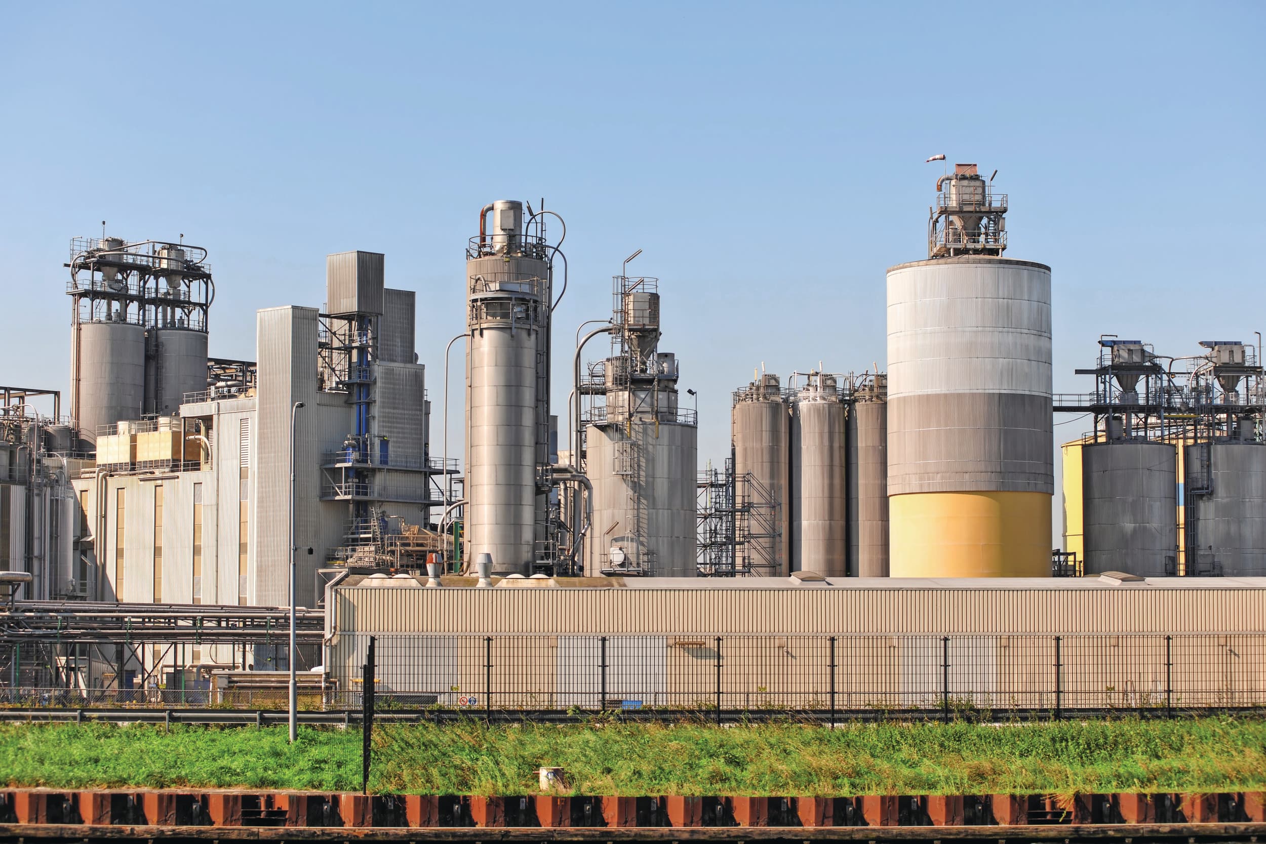 Een deel van het fabrieksterrein van Cargill in Sas van Gent (Z.). Foto: ANP