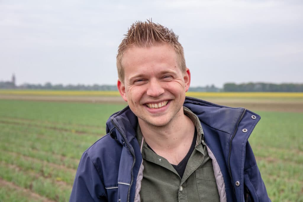 Fertigatiespecialist van Van Iperen Mikey Akkermans.
